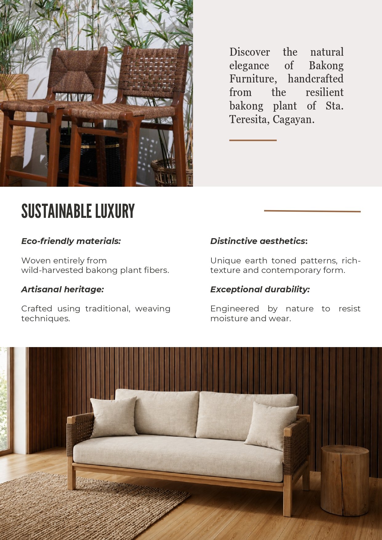 Woven Dining Table
